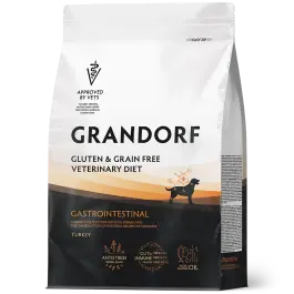 3кг Корм GRANDORF VET DOG GASTROINTESTINAL для собак при острых расстройствах пищеварения на основе бескостной Индейки