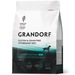 3кг Корм GRANDORF VET DOG GASTROINTESTINAL LOW FAT для собак при гиперлипидемии на основе бескостной Индейки