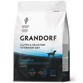3кг Корм GRANDORF VET DOG DERMATOSIS для собак при дерматозах на основе бескостного Лосося