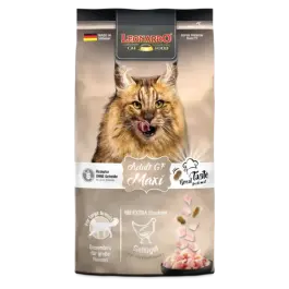 1,8кг Корм Leonardo Adult GF Maxi Croc Беззерновой для взрослых кошек крупных пород