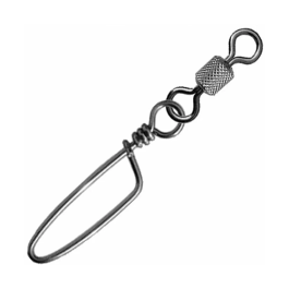 Вертлюг с застежкой Kaida Impressed Rolling Swivel with Coastlock Snap №12