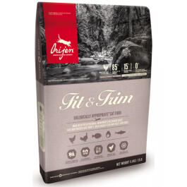 0,34кг Orijen Cat Fit&Trim (85/15) беззерновой корм для взрослых кошек, склонных к полноте
