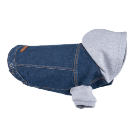 Куртка AmiPlay Denim с капюшоном Темно-Синий, 25см