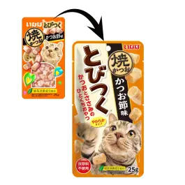 25гр Лакомство INABA Tobitsuku Yaki Katsuo для кошек со вкусом Кацуобуси