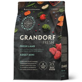 1кг Корм GRANDORF DOG Fresh Lamb&Sweet Potato Adult Mini беззерновой гипоаллергенный для собак мелких пород, Ягненок с Бататом