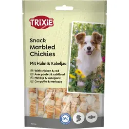 100гр Лакомство TRIXIE для собак Косточки с курицей и треской, без сахара