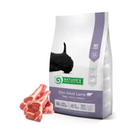 7,5кг Корм Nature's Protection NP Adult Mini Lamb для собак мелких пород с мясом Ягненка