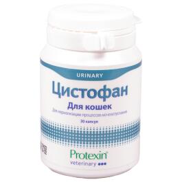 Цистофан Protexin пищевая добавка для поддержания здоровья мочевыводящих путей у кошек, 30 капсул