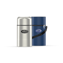 Термос вакуумный суповой БИОСТАЛЬ NТ +чехол 750мл