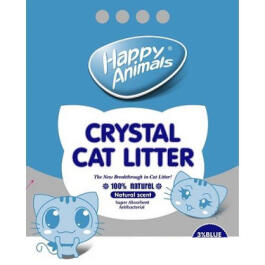 Наполнитель силикагелевый Happy Animals  Синий, 5л