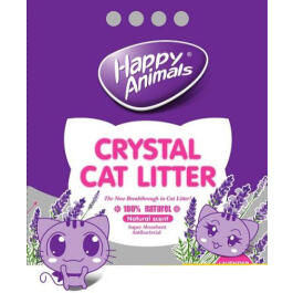 Наполнитель силикагелевый Happy Animals Лаванда, 5л