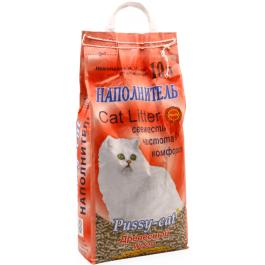 Наполнитель Pussy-Cat древесный 10л