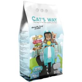 Наполнитель комкующийся Cats Way Marseille Soap марсельский бриз 10л