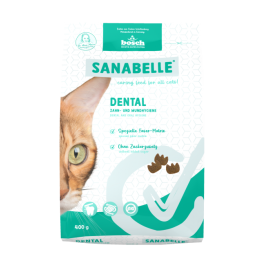 2кг Корм Bosch Sanabelle Dental для чистки зубов и удаления зубного налета у кошек из мяса Птицы