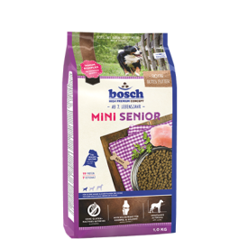 1кг Корм Bosch Mini Senior для пожилых собак мелких пород с Птицей