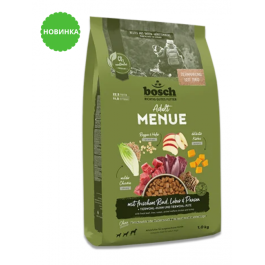2,4кг Корм Bosch HPC MENUE Adult для взрослых собак средних и крупных пород с Говядиной, рожью и овсом