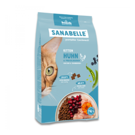0,4кг Корм Bosch Sanabelle Kitten для котят и беременных кошек с Курицей