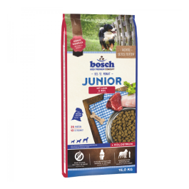 15кг Корм Bosch Junior для щенков всех пород с Ягненком и рисом