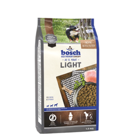 1кг Корм Bosch Light для взрослых собак всех пород, склонных к полноте с Птицей