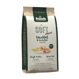 Корм в развес Bosch Soft Adult Mini Quail&Potatо для собак мелких пород Перепелка с картофелем, 1кг
