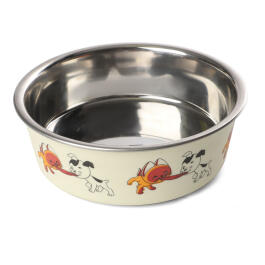 Миска Triol Союзмультфильм металлическая на резинке "Сосиска дружбы", 0,25л