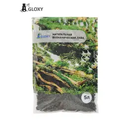 Лава GLOXY чёрная 5-9мм, 5л