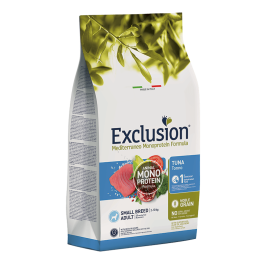 2кг Корм EXCLUSION Monoprotein Small Tuna Noble Grain для собак мелких пород с Тунцом