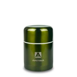 Термос Арктика 302, 500мл с широким горлом для еды, болотный