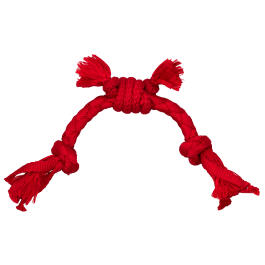 Игрушка Playology PUPPY SENSORY ROPE сенсорный канат для щенков мелких и средних пород с ароматом говядины, Красный