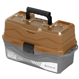 Ящик Tackle Box Nisus для снастей трехполочный, коричневый