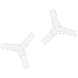 Соединитель аквариумного шланга Y-образный (переходник) 3 выхода 4мм 2шт