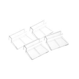 Комплект BARBUS держателей верхнего стекла аквариума, 4шт