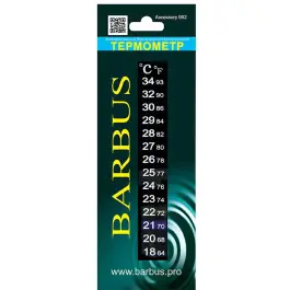 Термометр 002 жидкокристаллический в блистере LY-302, 13см