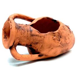 Грот для аквариума Горшок большой с ручками №5, р-р 5-10см