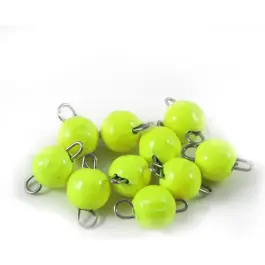 Груз чебурашка вольфрамовая разборная LJ Pro TUGSTEN JIG BALL Yellow 5гр, 2шт