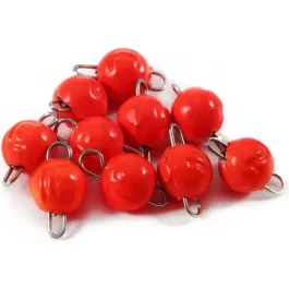 Груз чебурашка вольфрамовая разборная LJ Pro TUGSTEN JIG BALL Red 5гр, 2шт