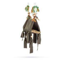 Домик Beeztees AMI для птиц 18*13*14см, Зеленый