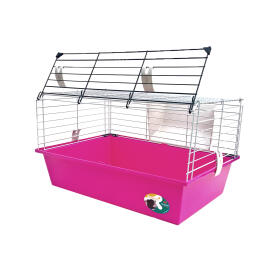 Клетка Ferplast CAVIE 60 для морских свинок, 58*38*31,5см Розовый