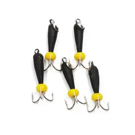 Мормышка вольфрамовая безнасадочная "ЯМАН" Черт с петлей с коронкой из никеля (длинный), d-2 мм, 0,4 г, бисер, Флуоресцентный желтый