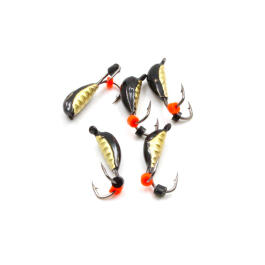 Мормышка вольфрамовая безнасадочная "ЯМАН" Овсинка коза №2, 0,4 г, Латунь