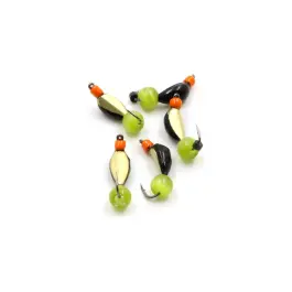 Мормышка вольфрамовая безнасадочная "ЯМАН" Нимфа широкая №3, 0,65 г, кошачий глаз сверленый, Латунь