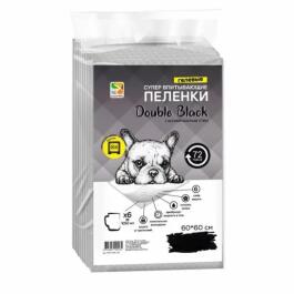 ПЕЛЕНКИ впитывающие угольные 60*60 см (L), 1шт