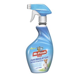 Mr.Fresh Expert ликвидатор пятен и запаха для собак 3в1 500мл