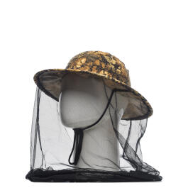 Панама-накомарник HUNTSMAN с кольцами Антигнус, Мрамор