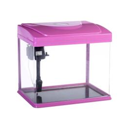 Аквариум SEA STAR HX-320F Пурпурный 22л (Лампа дневного света+встроенный фильтр), 33,5*24*37см