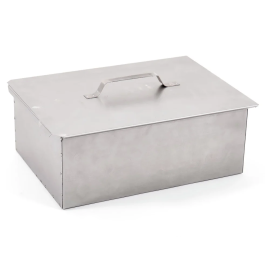 Коптильня KEDR KS2-01 двухъярусная с поддоном для жира 380*280*170мм сталь 0,5мм