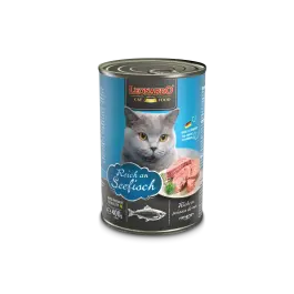 400гр Консервы Leonardo Ocean fish для взрослых кошек от года с Рыбой