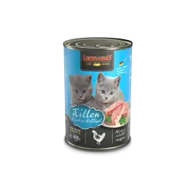 400гр Консервы Leonardo Kitten Rich in poultry для котят до года с Птицей и говядиной