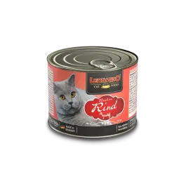 200гр Консервы Leonardo Beef для взрослых кошек от года с Говядиной