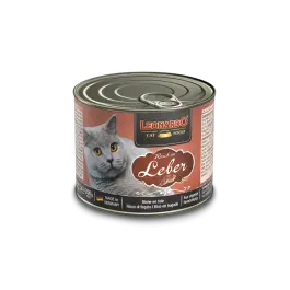200гр Консервы Leonardo Liver для взрослых кошек от года с Печенью